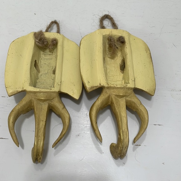 African Masks Wall Hanging Art Hand Carved Safari Décor Set of 8 - Picture 5 of 9